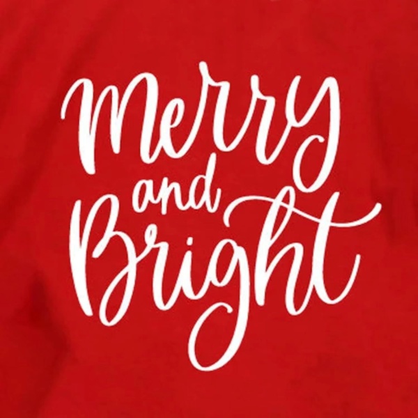 Merry and Bright Christmas Shirt - Image 4