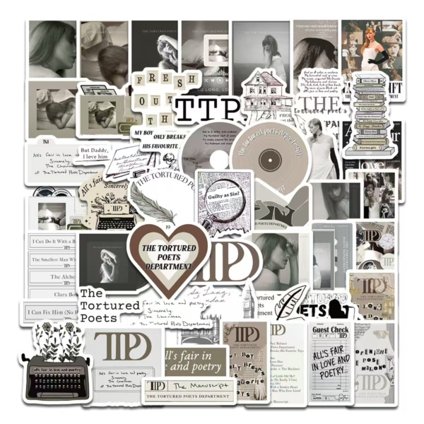 Taylor Swift TTPD Album Stickers - Image 5