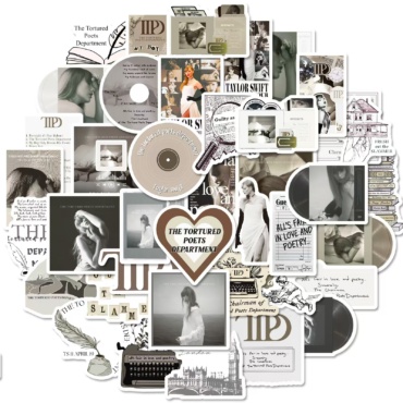 Taylor Swift TTPD Album Stickers