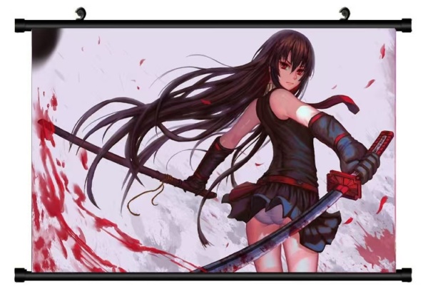 Anime Sexy Akame ga Kill Scroll Wall Art