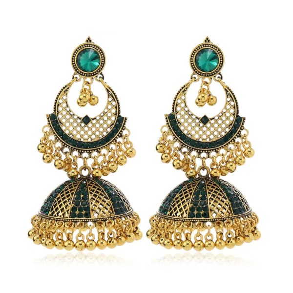Bridal Gold Jhumka Design