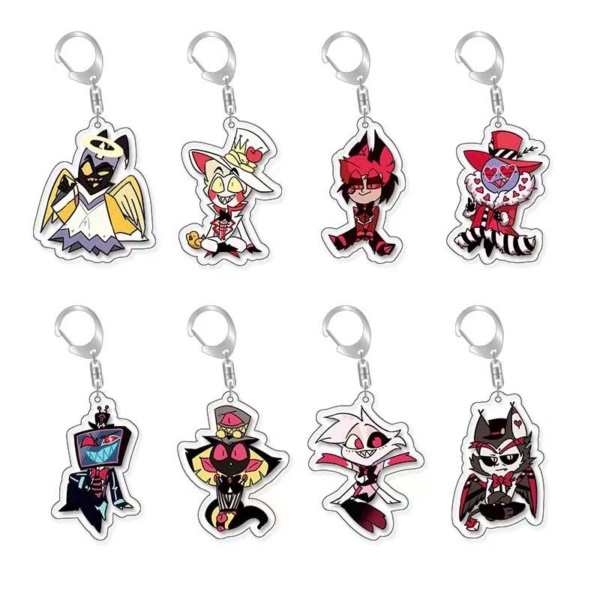 Lucifer Hazbin Hotel Keychain