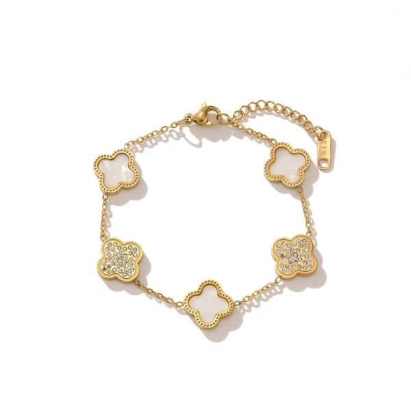 Four Leaf Clover Bracelet - Image 5