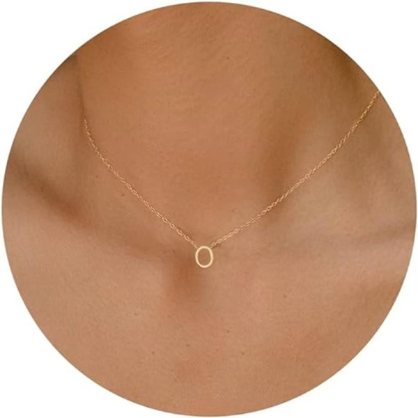 Gold Initial Necklace - Image 13