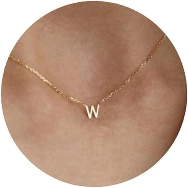 Gold Initial Necklace - Image 11