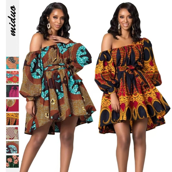 Cute Ankara Short Flare Gowns