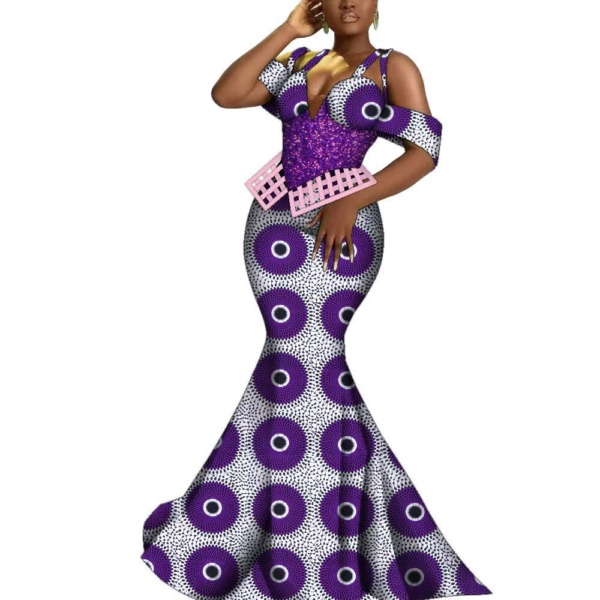 Fashionable Classy Ankara Long Gowns - Image 2