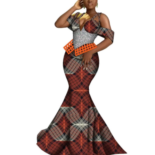 Fashionable Classy Ankara Long Gowns - Image 5