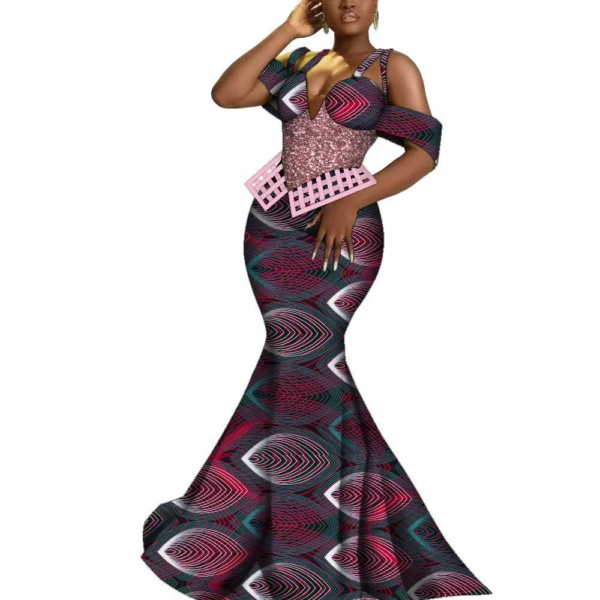 Fashionable Classy Ankara Long Gowns - Image 12