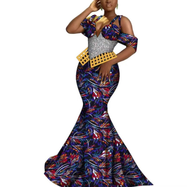 Fashionable Classy Ankara Long Gowns - Image 13