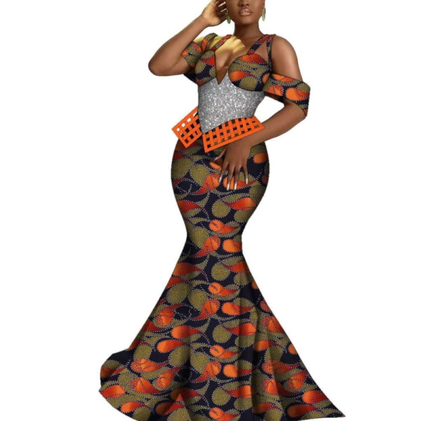 Fashionable Classy Ankara Long Gowns - Image 8