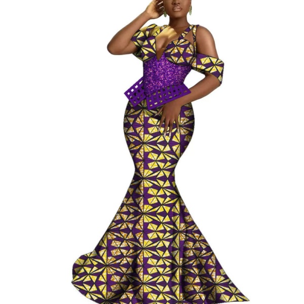 Fashionable Classy Ankara Long Gowns - Image 14