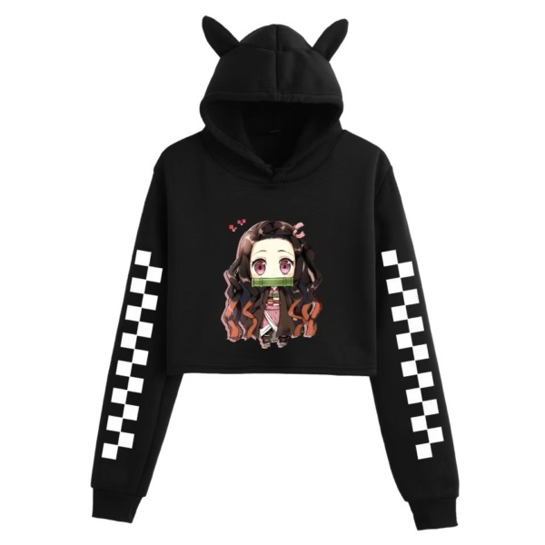 Hoodie Cute Anime Girl - Image 3