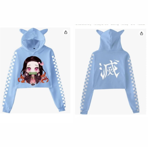 Hoodie Cute Anime Girl - Image 8