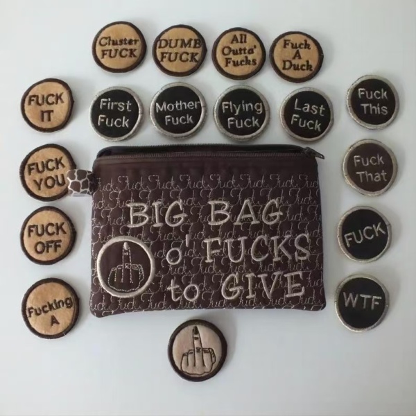 Big Bag of Fucks to Give Zipper Pouch - Image 4