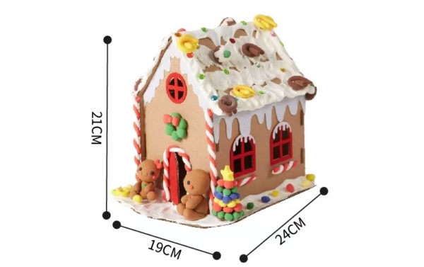 Clay Gingerbread House DIY Kit