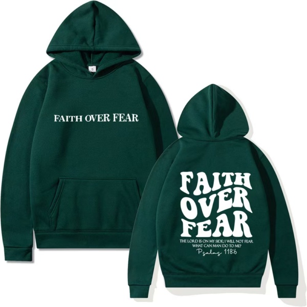 Faith Over Fear Hoodie - Image 5