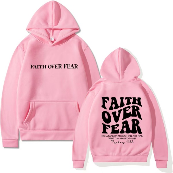 Faith Over Fear Hoodie - Image 6