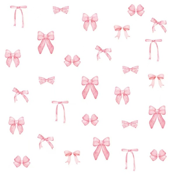 Coquette Bow Wallpaper 20*30cm 4pcs - Image 3