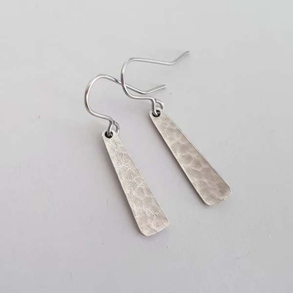 11th Anniversary Gift for Her – Stainless Steel Earrings